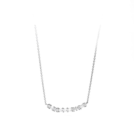 Shaped Cubic Zirconia Necklace