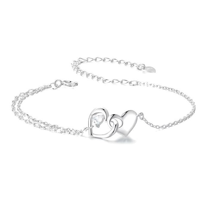 Linked Hearts Bracelet