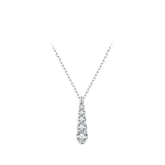 Cubic Zirconia Teardrop Necklace