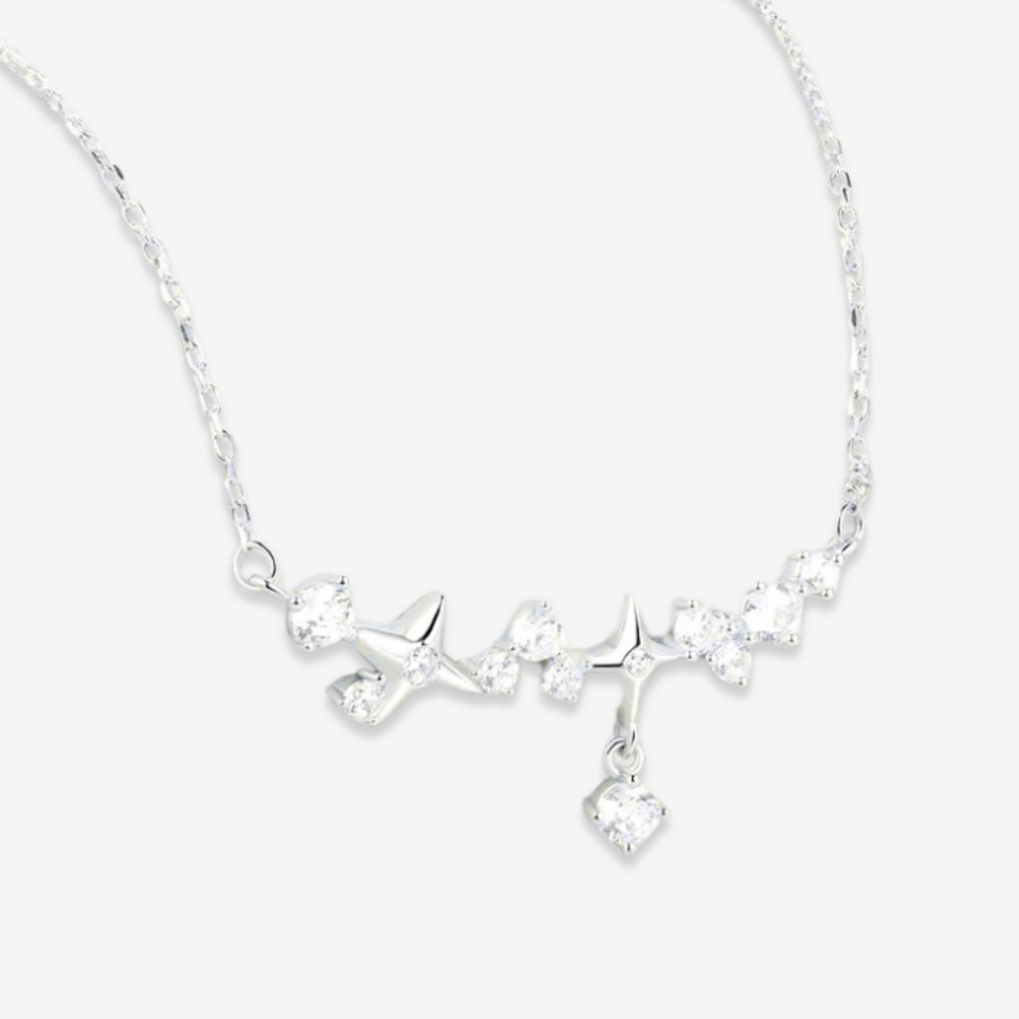 Starry Cubic Zirconia Necklace