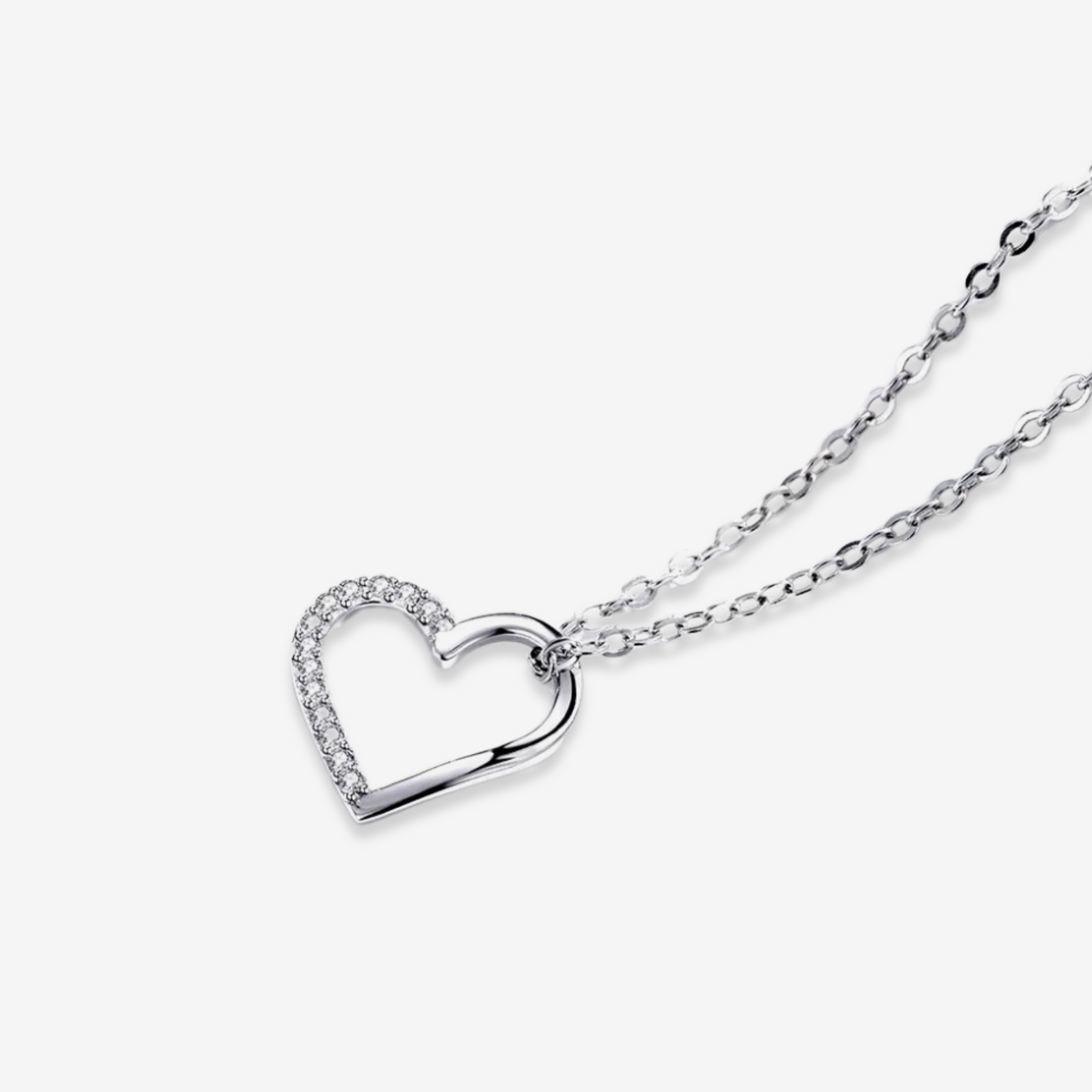 Open Heart Necklace