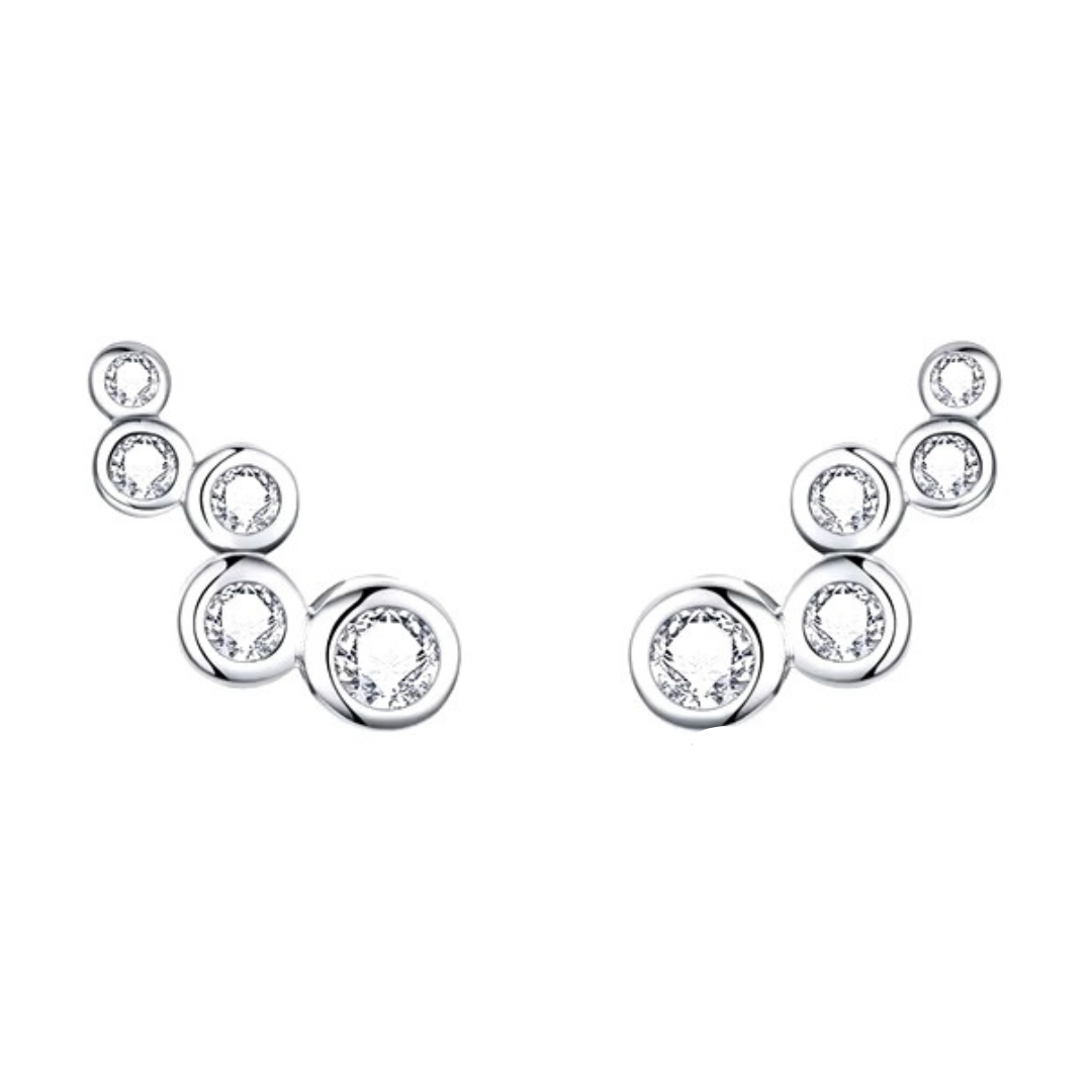 Zircon Bubble Studs Earrings