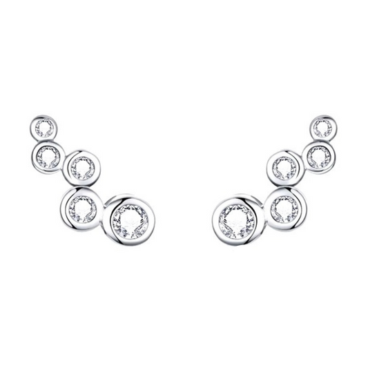 Zircon Bubble Studs Earrings