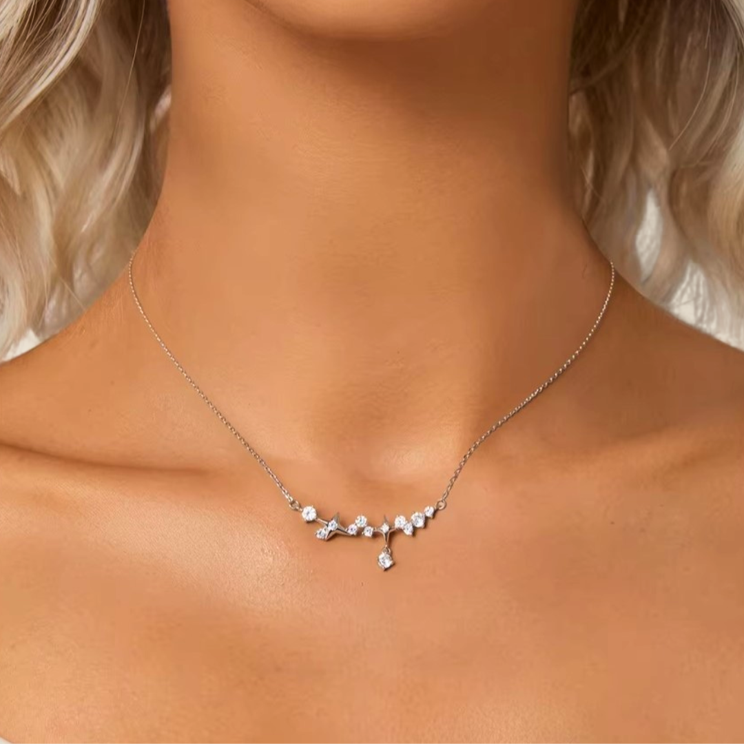 Starry Cubic Zirconia Necklace